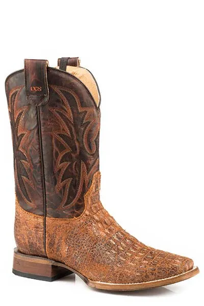 ROPER MENS CONCEALED CARRY CAIMAN PIERCE BOOTS STYLE 09-020-8250-0815 Padded Interior Rural Traveler