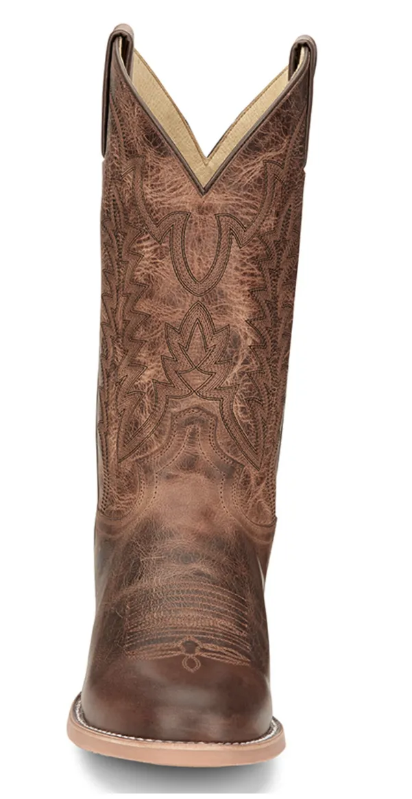 Sturdy Cushion JUSTIN MENS CLANTON ROUND TOE WESTERN BOOTS STYLE CJ2045