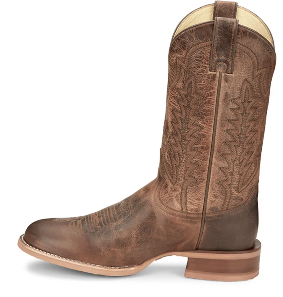 Supportive Build JUSTIN MENS CLANTON ROUND TOE WESTERN BOOTS STYLE CJ2045
