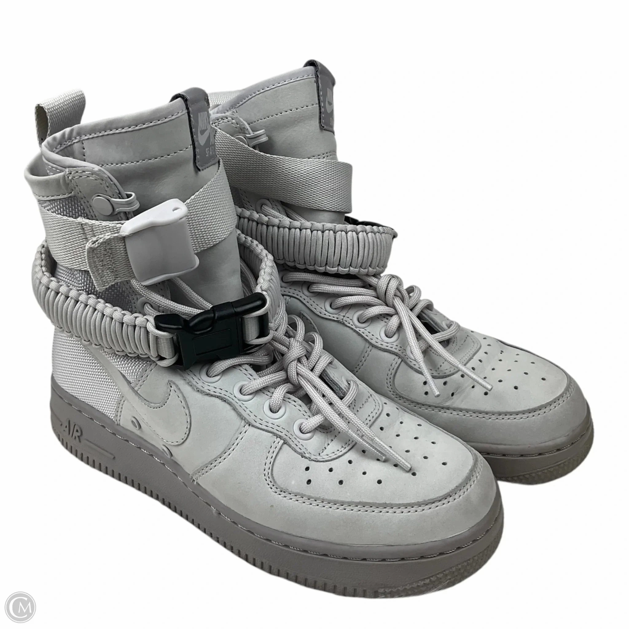 Strong Stride Classic Power Shoes Sneakers By Nike In Grey, Size: 7
