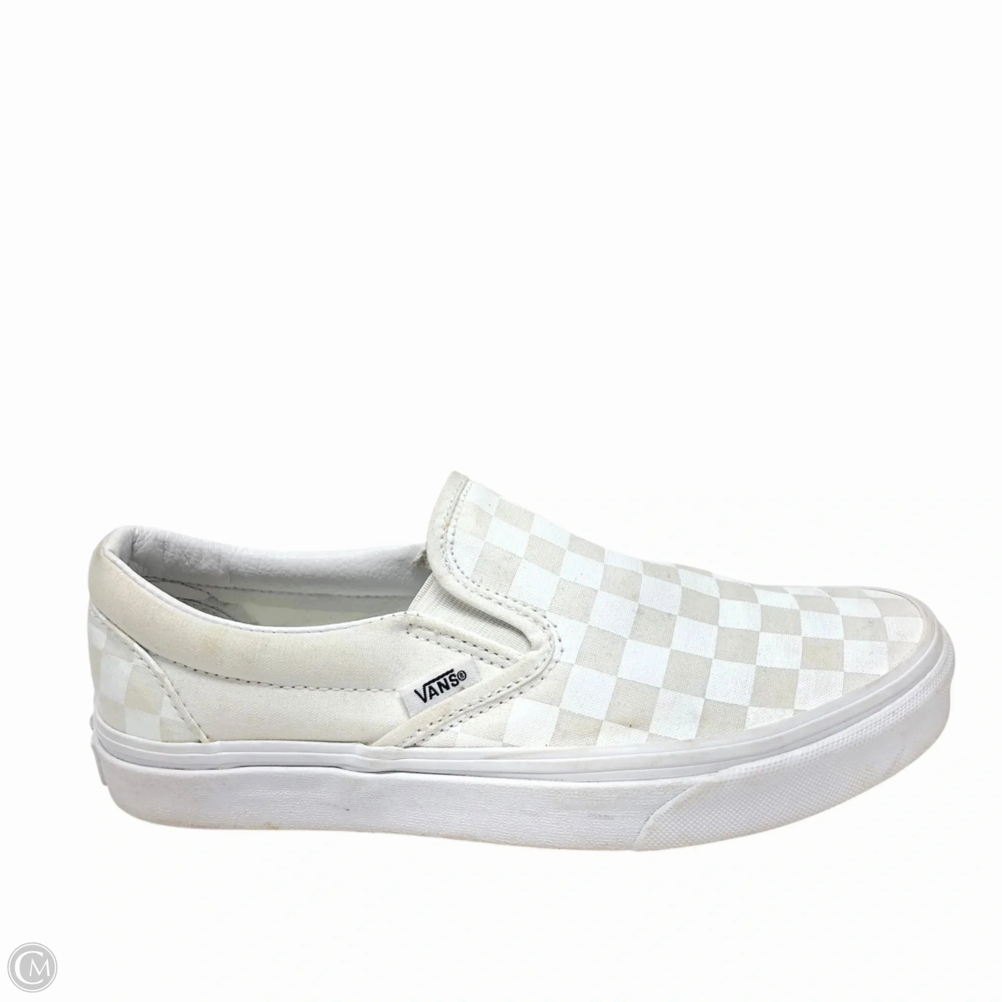 Shoes Sneakers By Vans In White, Size: 7 No Laces Muscle Friendly