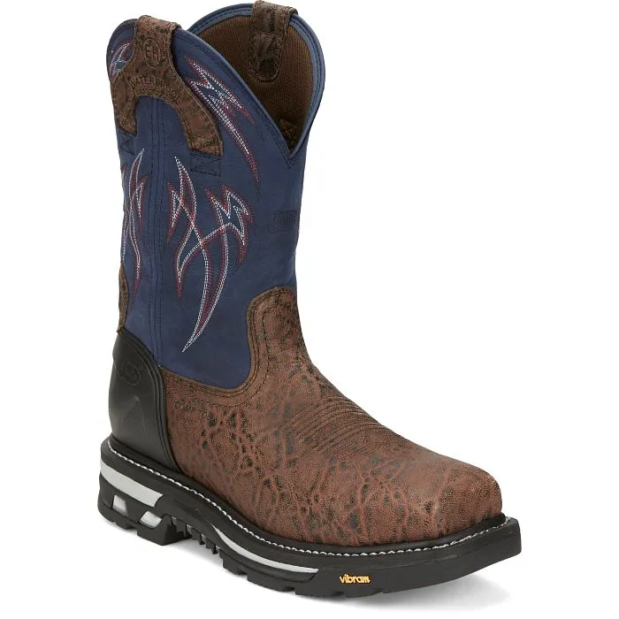 Trendy Look Boots JUSTIN MENS FRONTLINE HIGHVIZ COMPOSITE TOE WORKBOOTS STYLE CR2153