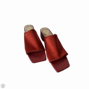 Shoes Heels Block By Vince Camuto In Orange, Size: 9 Dress Pumps Bridal Wedding Heels