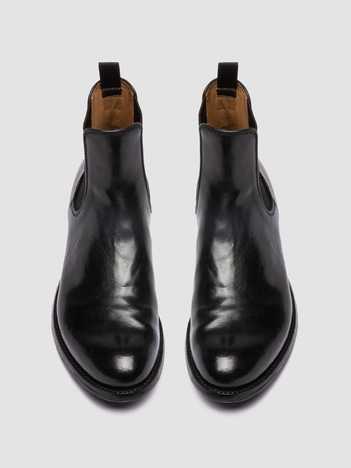 ANATOMIA 083 - Black Leather Chelsea Boots Multi Season