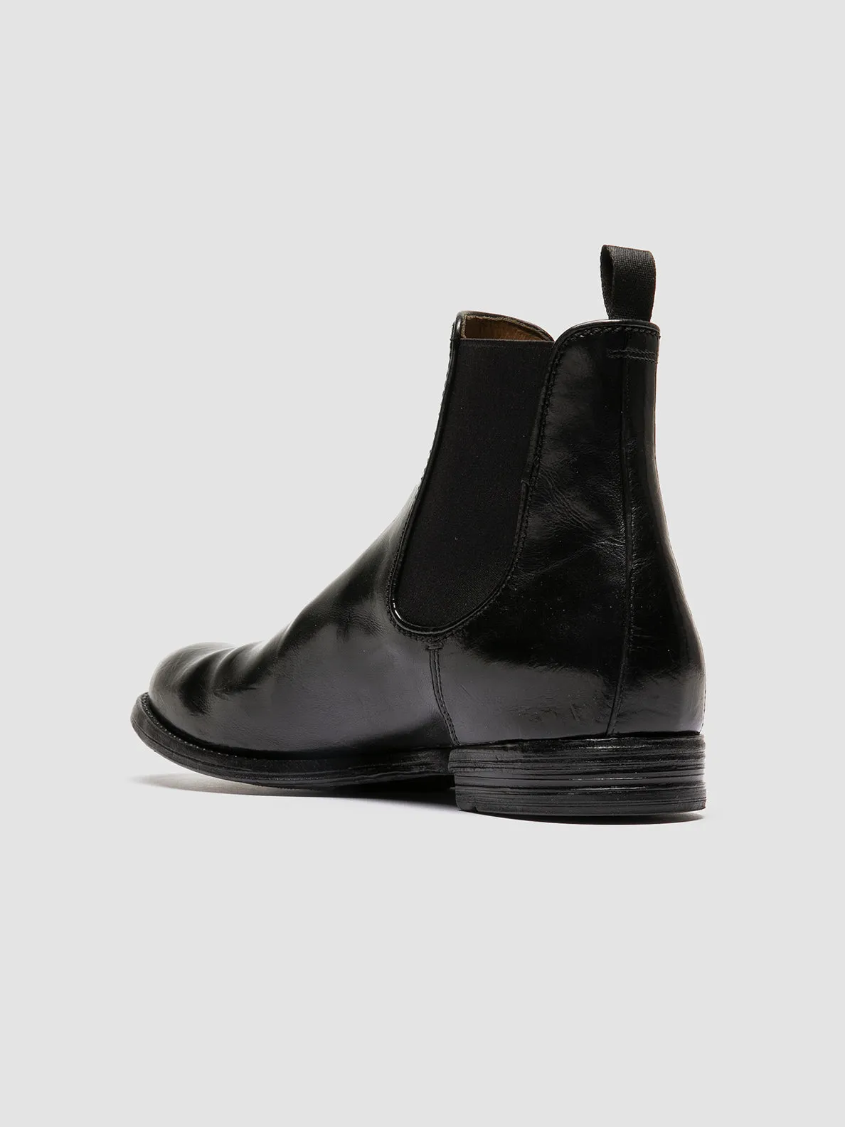 Art Gallery Comfortable Stride ANATOMIA 083 - Black Leather Chelsea Boots