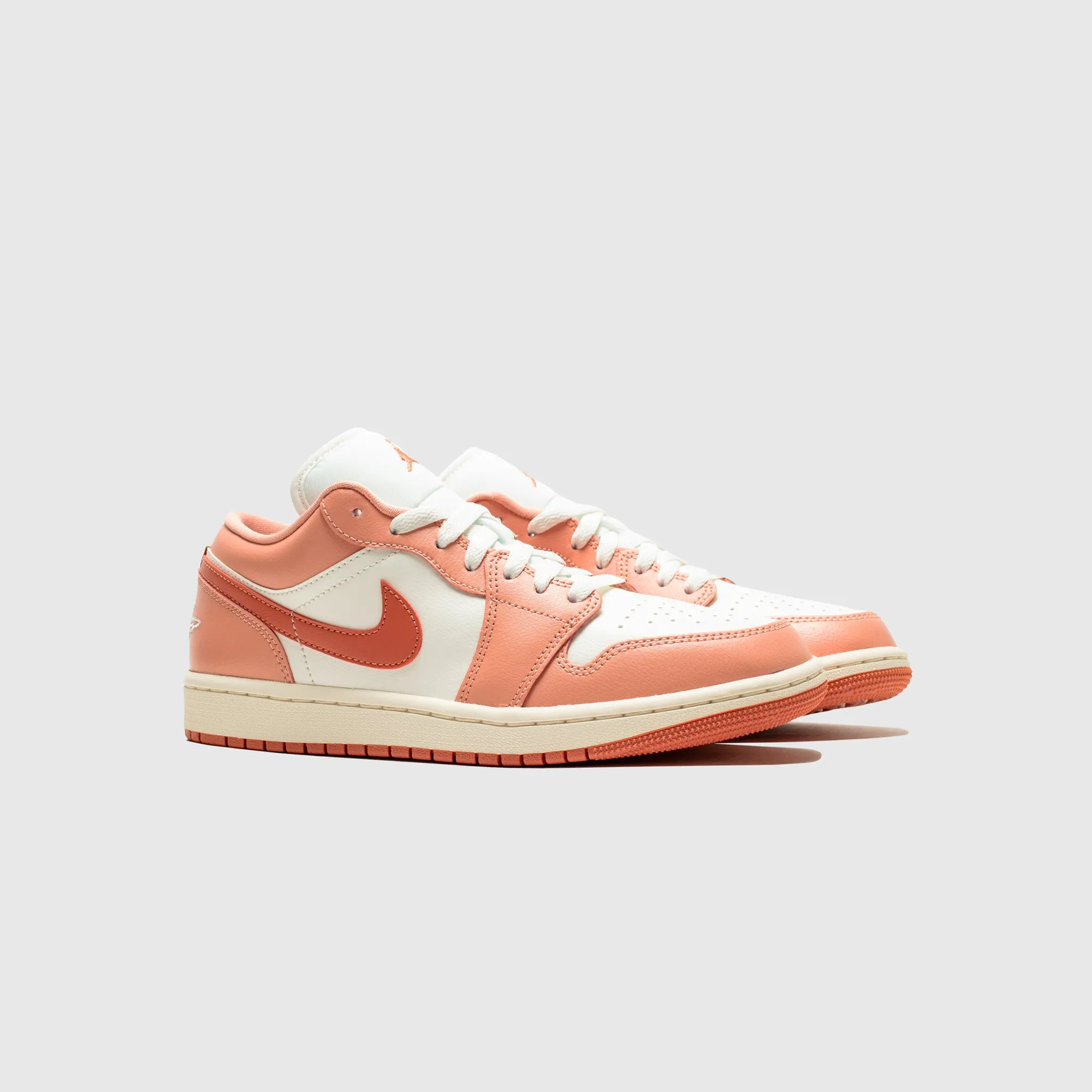 WMNS AIR JORDAN 1 LOW "MADDER ROOT" touring biking shoes stable sole shoes