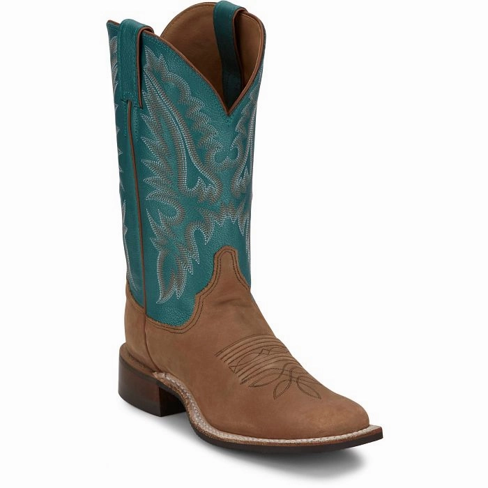 Flexible Frame Night Travel JUSTIN LADIES SHAY WESTERN BOOTS STYLE BR540