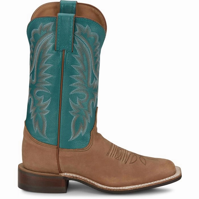 JUSTIN LADIES SHAY WESTERN BOOTS STYLE BR540 Stable Support Rainy Days