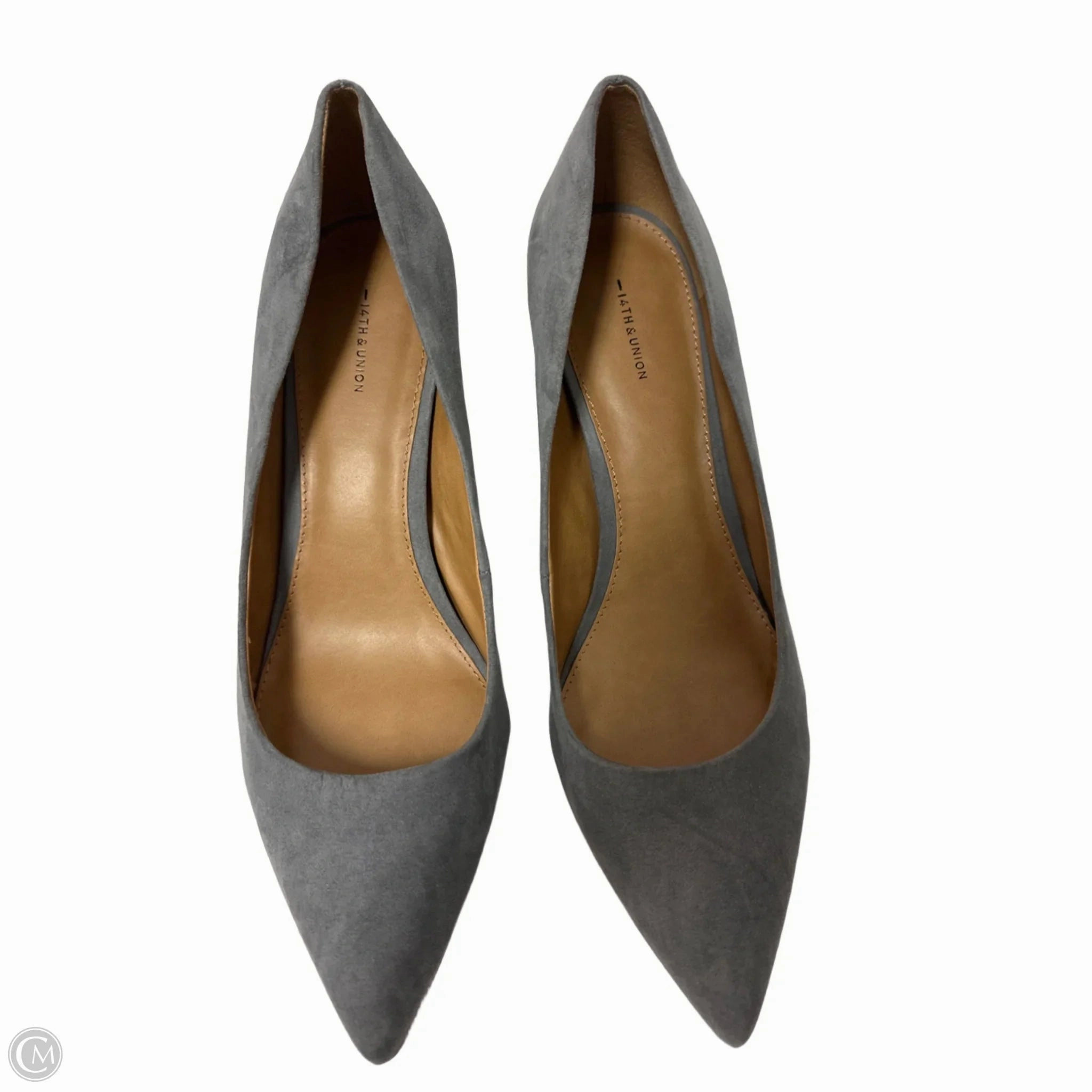Stylish Stilettos Smart High Heels Shoes Heels Block By 14th And Union In Grey, Size: 11